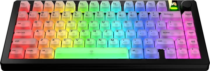 Produktbild Glorious Polychroma V2 Keycaps, ANSI Layout (US), Polycarbonat, UV-Druck - Transparent