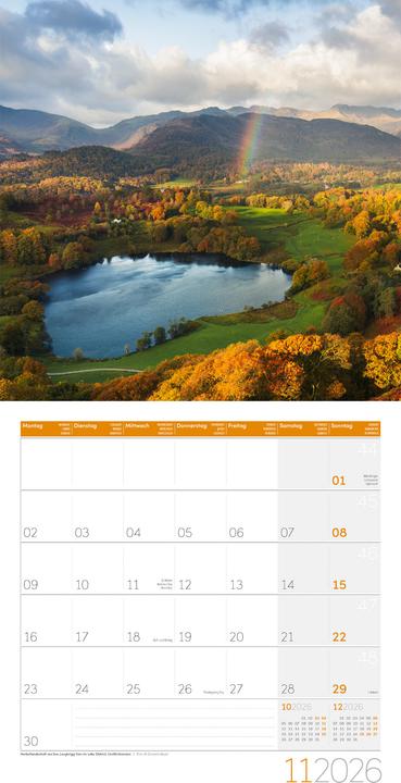 Image du produit Magie des Lichts Kalender 2026 - 30x30 (30 x 30 cm, Couverture rigide, Anglais, Français, Italien)