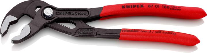 Produktbild Knipex Cobra®Hightech-Wasserpumpenzange 87 01 180 SB (180 mm)