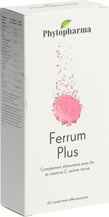 Actual product image Phytopharma Ferrum Plus (1 Piece, Effervescent tablet, Pills, 240 g)
