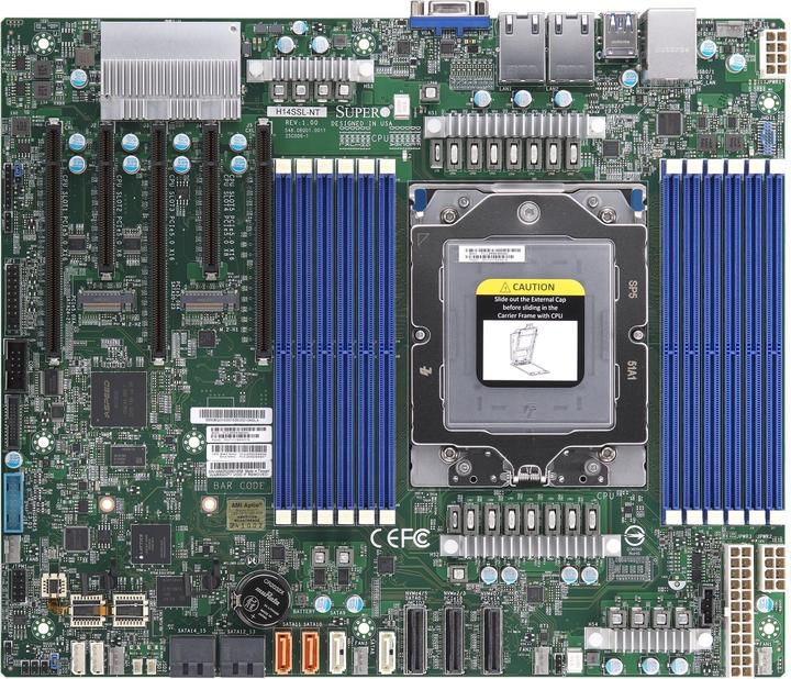 Supermicro Motherboard H14SSL-NT - ATX - Mainboard - Mainboard - ATX (SP5, ATX)