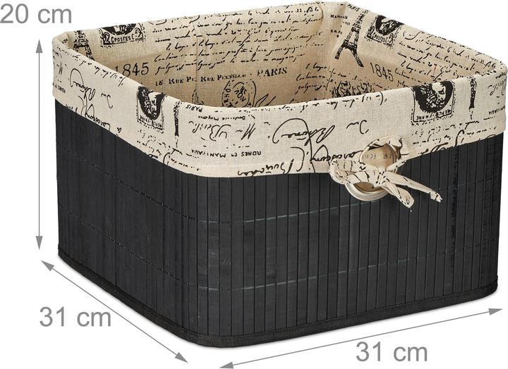 Actual product image Relaxdays storage basket (31 cm, 1x)