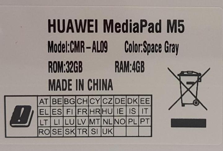 Image du produit Huawei MediaPad M5 (4G, 10.80", 32 Go, Gris sidéral)