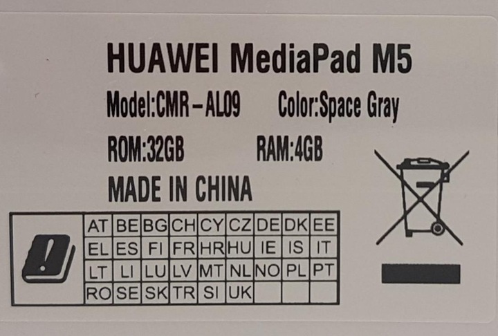 Produktbild Huawei MediaPad M5 (4G, 10.80", 32 GB, Space Gray)