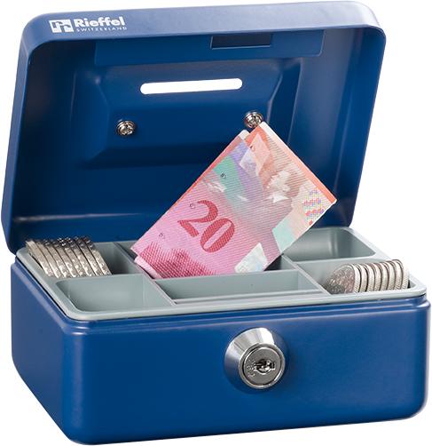 Actual product image Rieffel Children's money box blue KIKA-BLAU