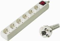 Produktbild PremiumCord PP6K-05 power extension 6 AC outlet(s) White (6 x, 5 m)