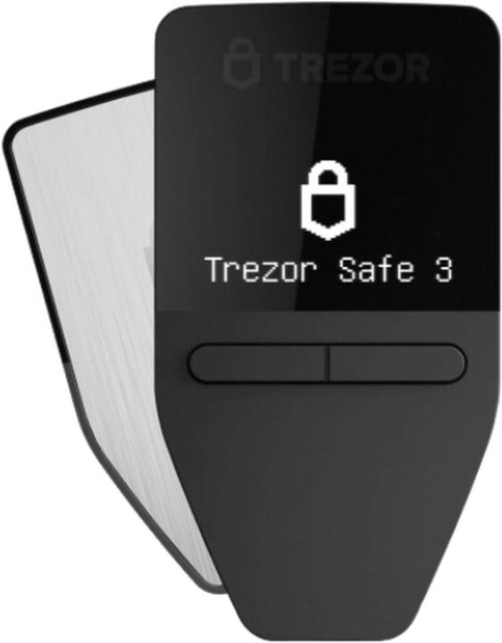 Trezor Safe 3 - Stellar Silver (Cardano, Bitcoin, Ethereum Classic)