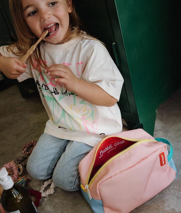 Image du produit Hello Hossy Mini trousse de toilette Jolly - Saumon / Bleu / Vert (4.90 l)