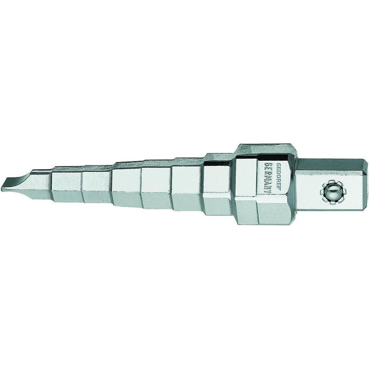 Gedore, Steckschlüssel + Stecknuss, 380001 Combi-Stufenschlüssel mit Knarre 1/2"