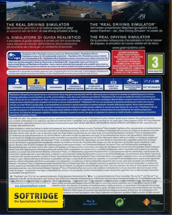 Image du produit Sony PlayStation Hits: Gran Turismo Sport (PS4, Multilingue)