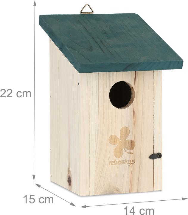 Actual product image Relaxdays Bird nest box