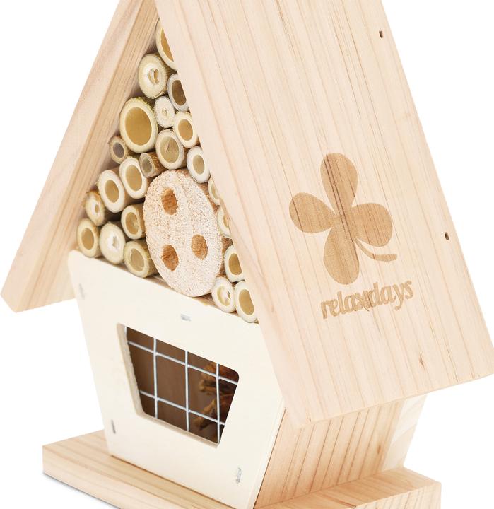 Immagine prodotto Relaxdays Hotel per insetti (Api, Vespe scavatrice, Coccinelle)