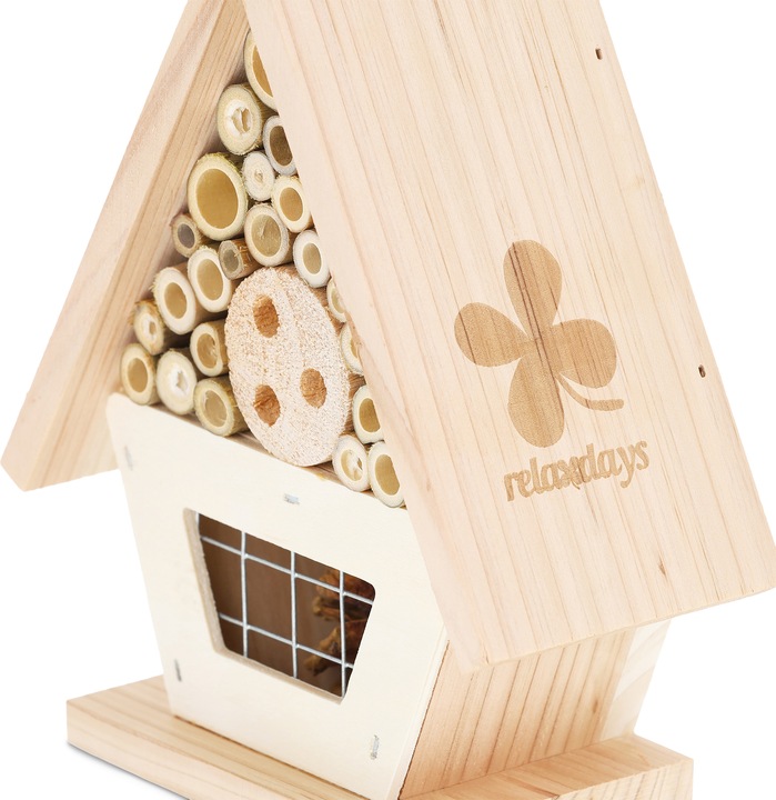 Immagine prodotto Relaxdays Hotel per insetti (Api, Vespe scavatrice, Coccinelle)
