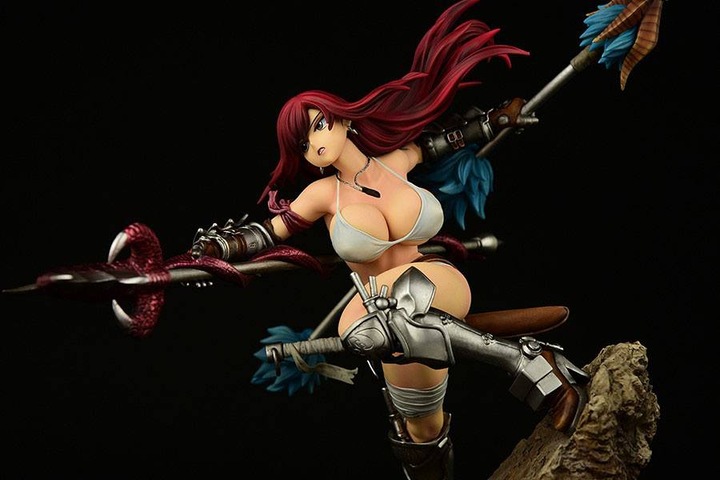Actual product image Orca Fairy Tail statuette 1/6 Erza Scarlet the Knight Ver. Refine 2022 31 cm