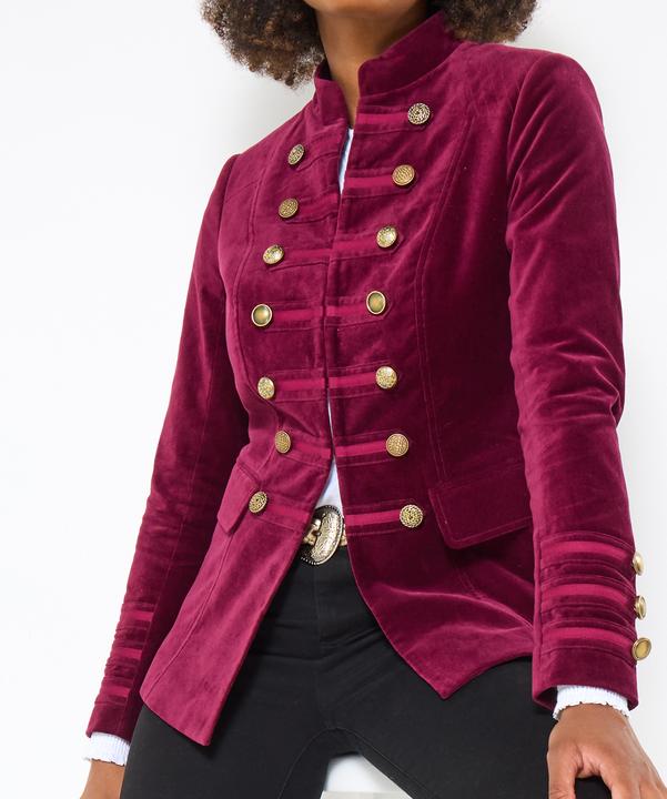 Immagine prodotto Joe Browns Buttoned Velvet Military Jacket (46)