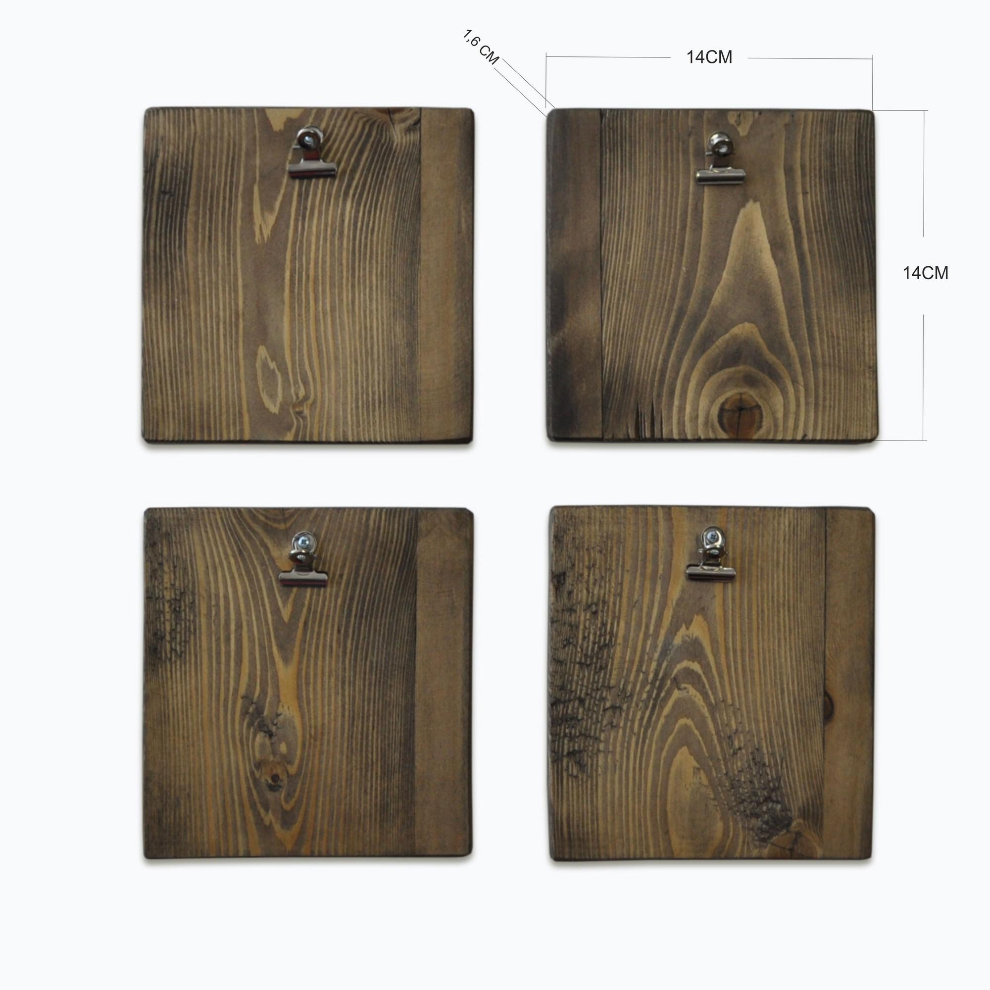 Hanah Home, Wanddeko, Ina (14 x 14 x 1.5 cm)