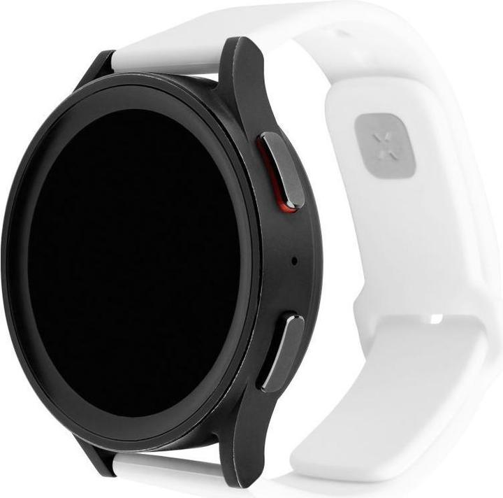 Fixed Silikone rem til Smartwatch Universal 22 mm Hvid