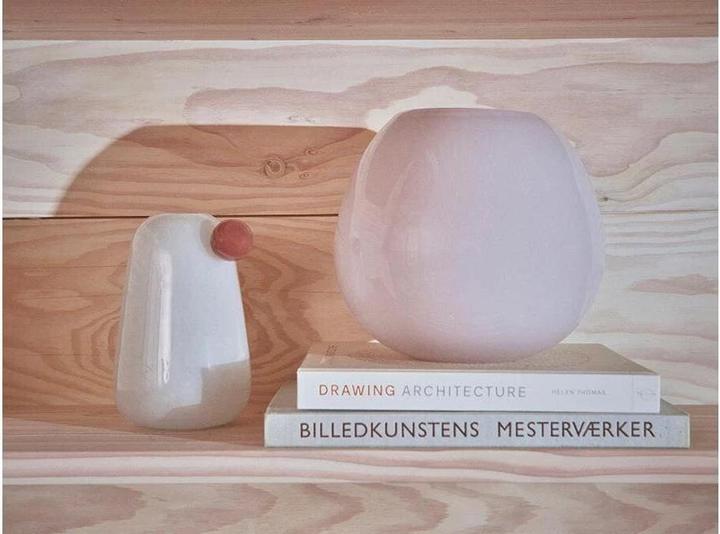 Produktbild OYOY Living Vase Lasi Medium, Rosa (1 x, 22.5 x 26 x 26.5 cm, 15.50 l)
