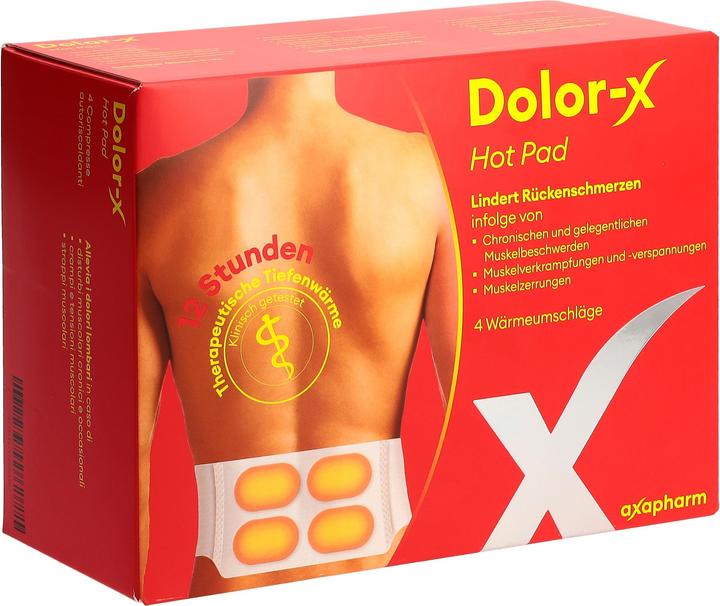 Image du produit Dolor-X Hot Pad Wärmeumschläge 4 Stk (4 x)