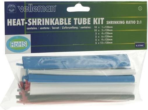 Velleman LOT DE GAINES THERMORETRACTABLES - 40 stuks - MULTICOLORE (40 x)
