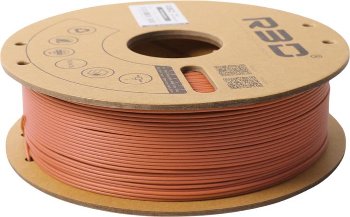 Actual product image R3D ePLA-Matte Reddish Orange Filament 1.75mm 1Kg (PLA, 1.75 mm, 1000 g, Orange)