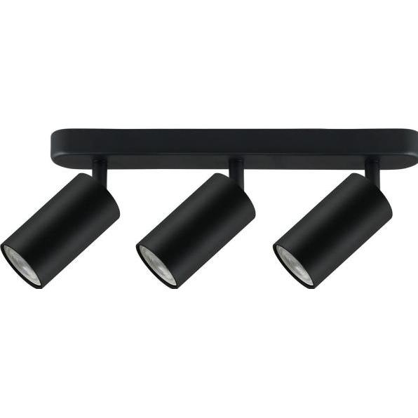 Maclean, Wandleuchte + Deckenleuchte, wall and ceiling luminaire, dot, portable, aluminum, 3xGU10, 55x100 mm, black matt...