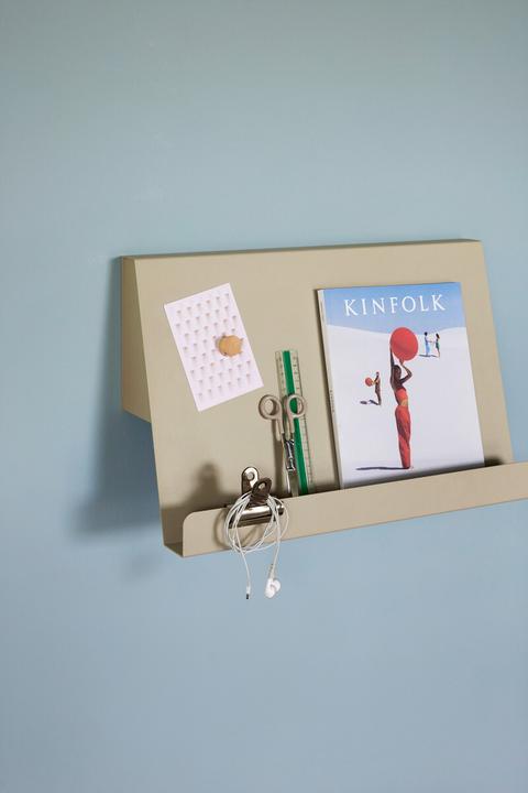 Immagine prodotto Hübsch Slope Wall Magazine Holder Sand (18 x 18 x 34 cm)