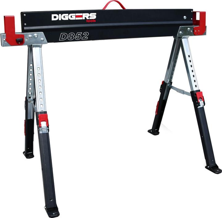 Productafbeelding Diggers Tools DIGGERS DIG869 Sägebock 600 kg mit verstellbaren Beinen 2 Stück (45 cm, 120 cm)