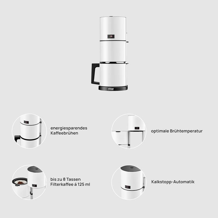 Image du produit Ritter Cafetière Ritt pilona wh