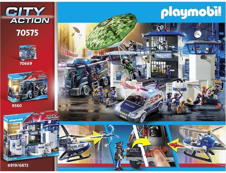 Immagine prodotto Playmobil 70575 Inseguimento con elicottero della polizia (70575, Playmobil City Life)