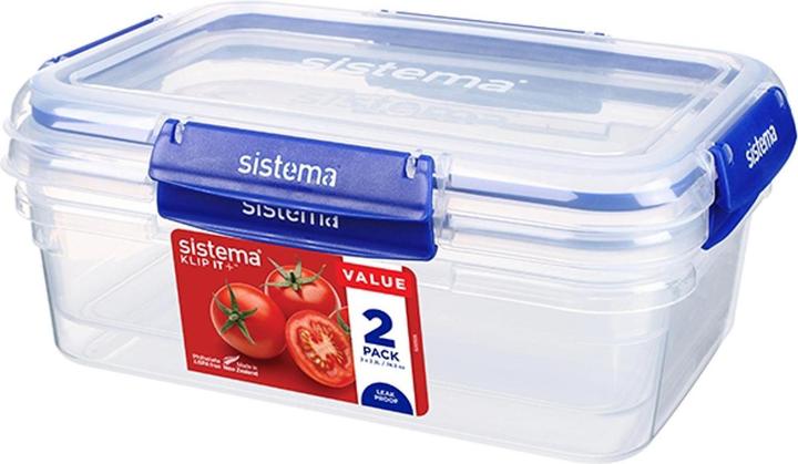 Produktbild Sistema Rectangle Klip It Plus 2Pack 2.2L (2.20 l)