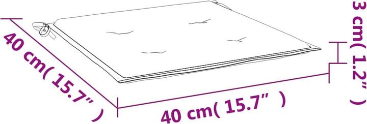 Produktbild vidaXL 10-tlg. Garten-Lounge-Set mit Kissen (40 x 40 x 3 cm)