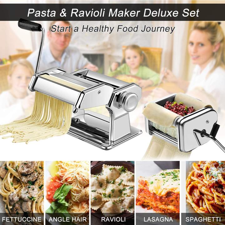 Actual product image Delihom Pasta and Ravioli Maker, Silver