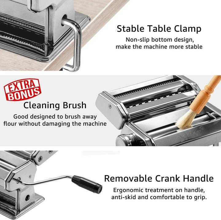 Actual product image Delihom Pasta and Ravioli Maker, Silver