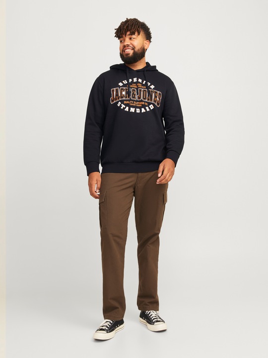 Produktbild Jack & Jones JJELOGO SWEAT HOOD 2 COL 24/25 NOOS PLS (7XL)