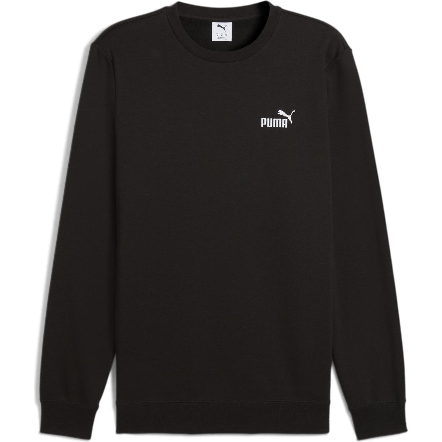 Puma, Herren, Pullover, ESS Small No. 1 Logo Crew FL, Schwarz, (XXL)