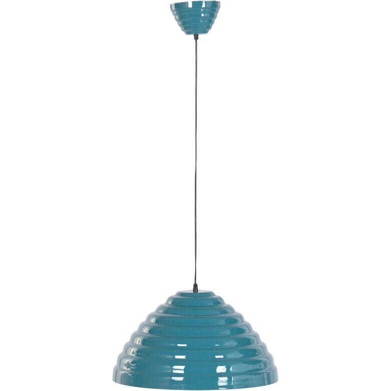 Esprit, Lampada a sospensione, Deckenlampe Home Blau Metall Eisen 50 W 50 x 50 x 28 cm
