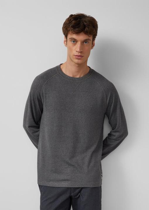 Produktbild s.Oliver T-Shirt Softes Longsleeve in Melange-Optik (S)