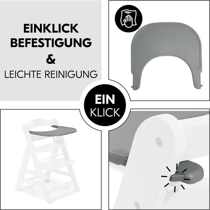 Produktbild Hauck Alpha Click Tray Grey