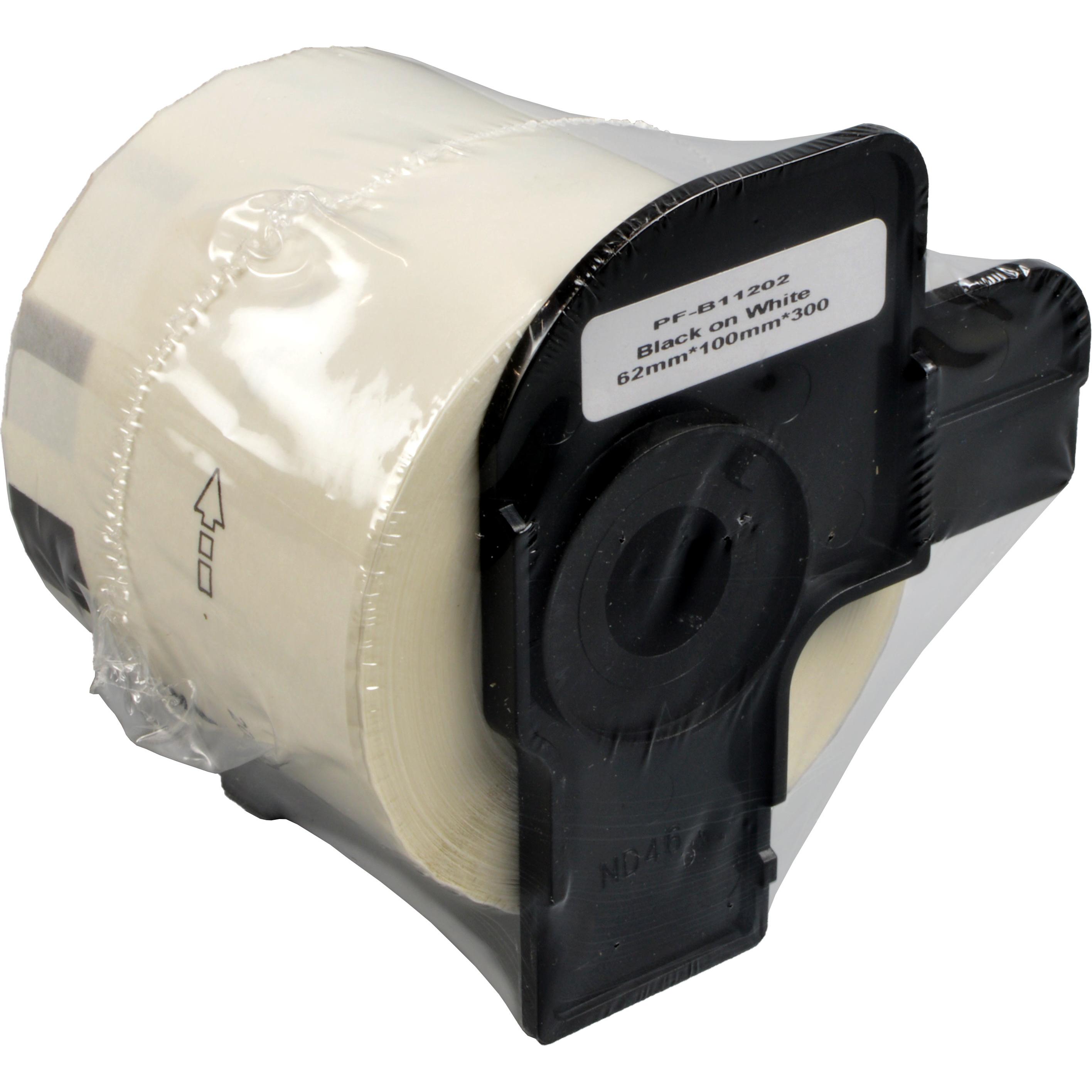 Ampertec, Etiketten, Etiketten kompatibel zu Brother DK11202 weiss 62 x 100mm 300 St.
