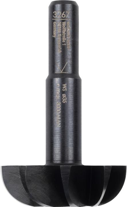 Actual product image wolfcraft 1 Semi-cavity milling cutter WS Ø35mm