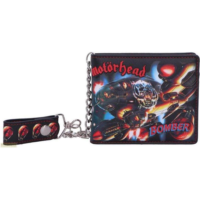 Nemesis Now, Herren, Portemonnaie, Motorhead Geldbeutel Bomber, Schwarz