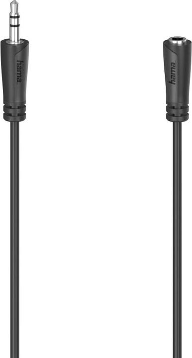 Actual product image Hama Audio extension cable, 3.5 mm jack male - female, stereo, 5.0 m (5 m)