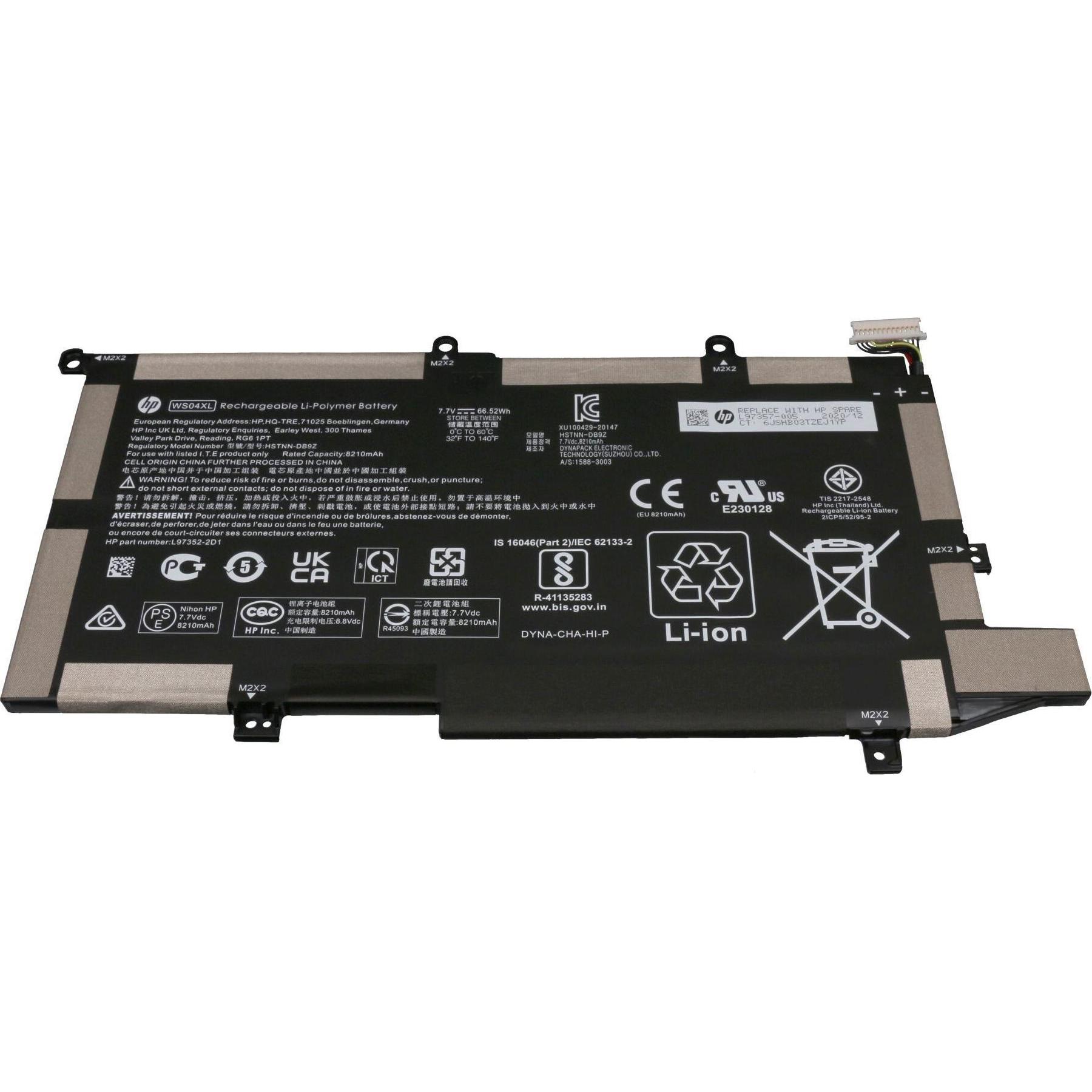 HP L97357-005 (4 Zellen, 8640 mAh), Notebook Akku