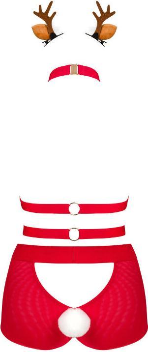 Actual product image Obsessive Ms Reindy Harness, Panties, Hair Clips M/L (L, M)