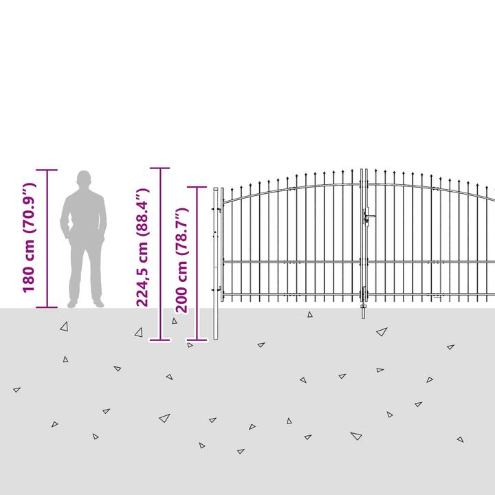 Produktbild vidaXL Gartentor