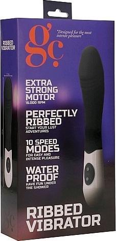 Actual product image Doc Johnson Ribbed vibrator