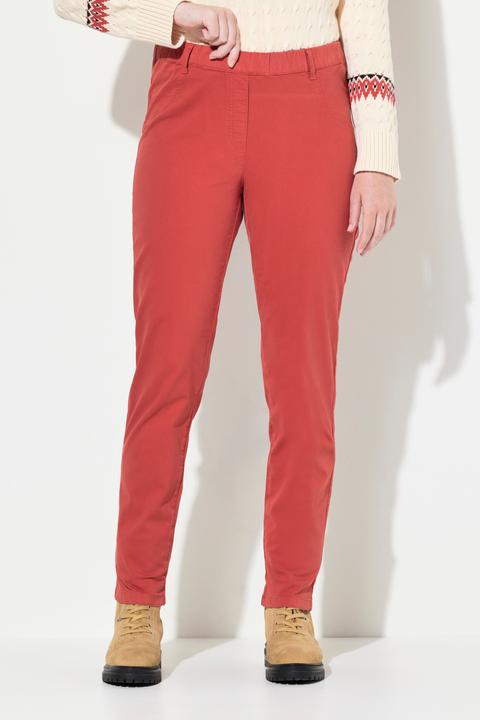 Immagine prodotto Ulla Popken Jeggings di cotone biologico con taglio della gamba stretto e cintura elastica (50)