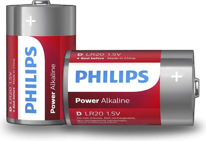 Produktbild Philips Power Alkaline (2 Stk., D)