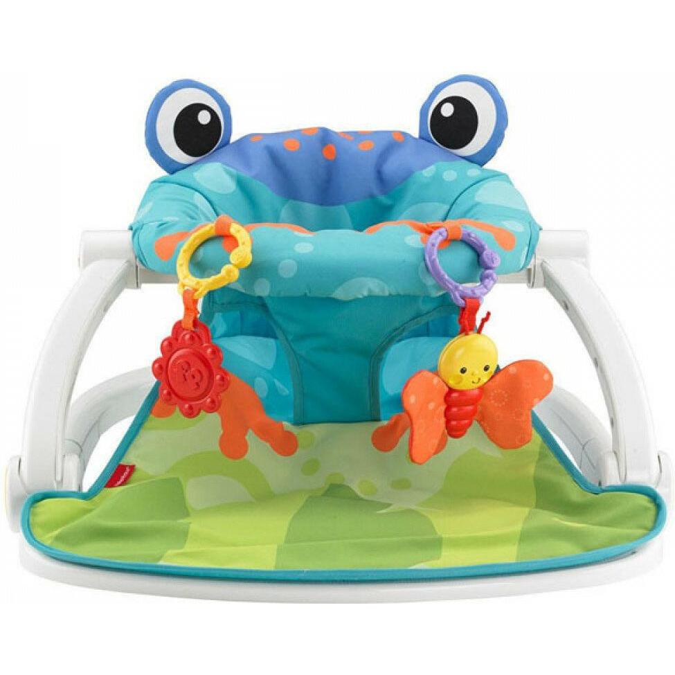 Fisher-Price, Seggiolone, Fisher Price, Sit Me Up, Floor Seat With Tray, Baby Chair, Unisex, 6+ month (Seggiolone booster)